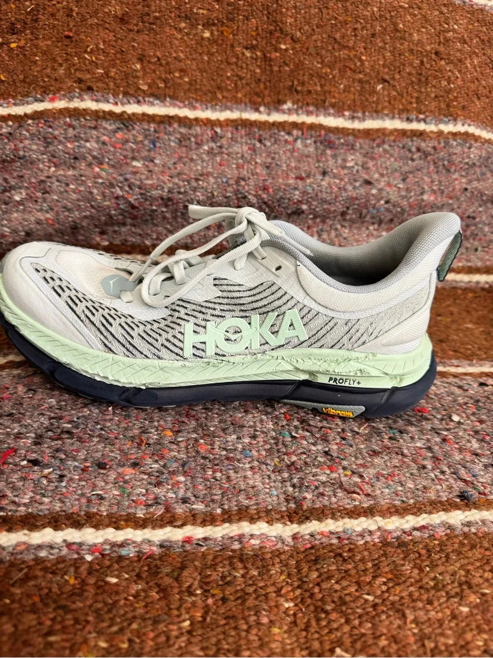 Hoka Women's Mafate Speed 4 Trail Mint Running Shoes Size 9.5